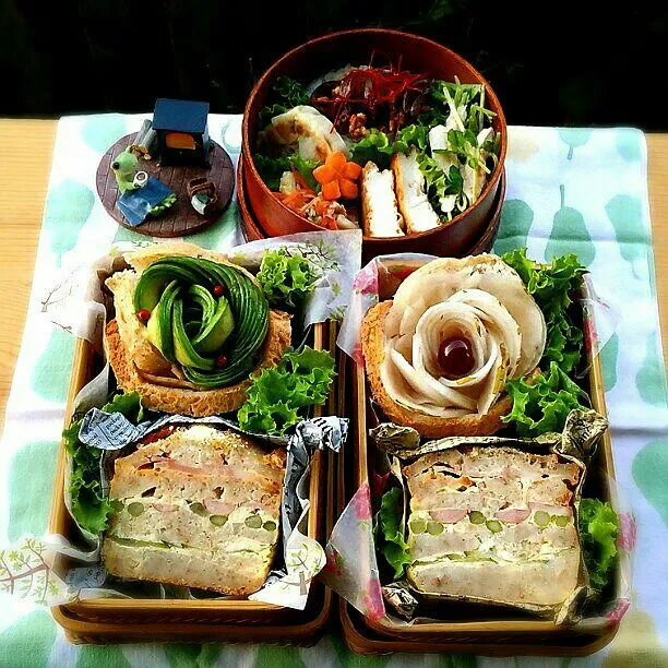 Snapdishの料理写真:お弁当３つ♪|kyujaさん