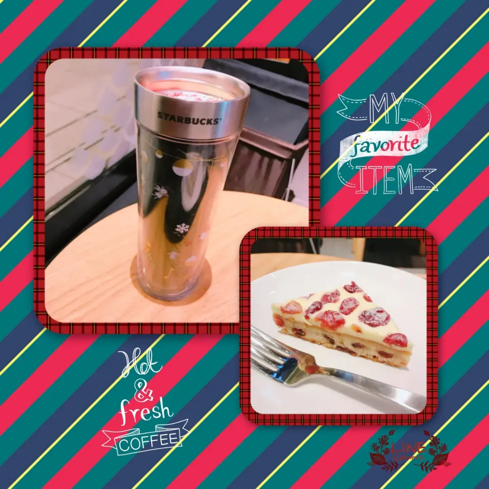 Soy Raspberry White Mocha // Cranberry Blissbar #starbucks  #starbuckscoffee  #foodie  #lineapp  #linecamera|ModischStudioさん