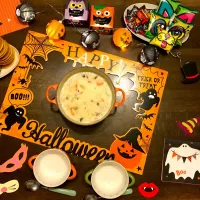 Snapdishの料理写真:ハロウィンパーティでクリームシチュー|☆yu☆さん