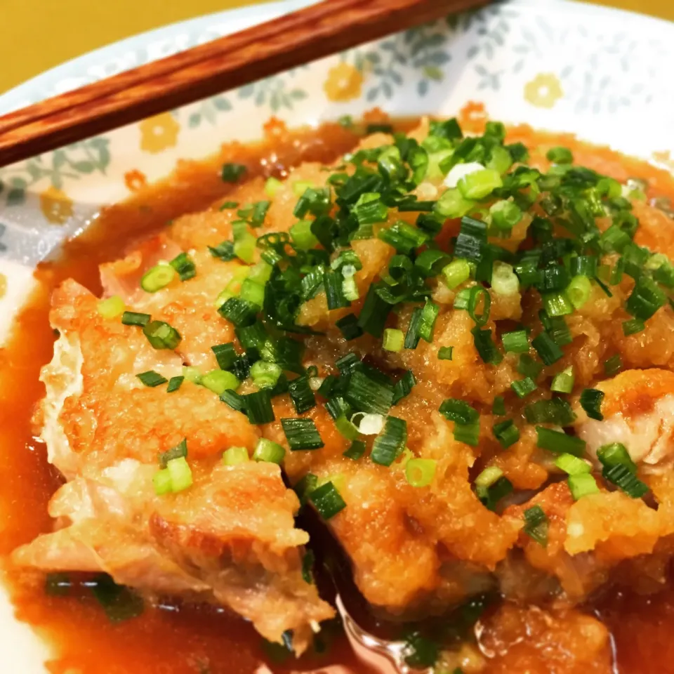 お酢でサッパリ『鶏モモ肉のみぞれ煮』  #家庭料理  #料理男子  #男の料理 #みぞれ煮|うっちーさん