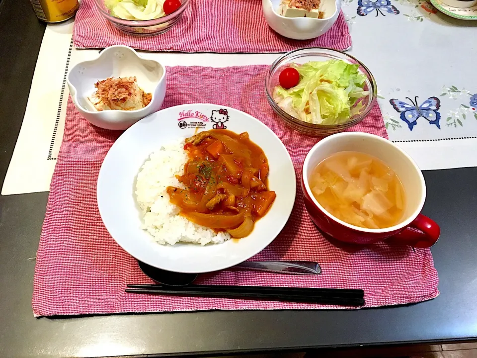 トマトチキンカレーのご飯|みよさん