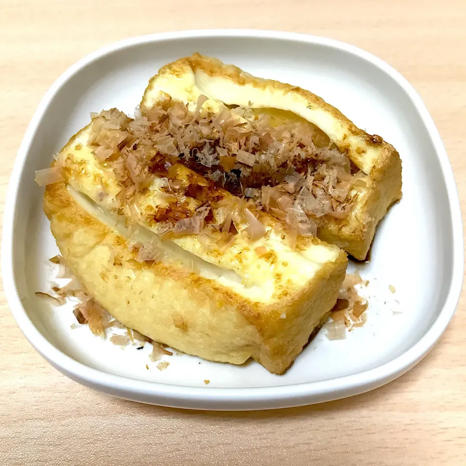 チーズ厚揚げ
 #チーズ  #厚揚げ  #つまみ|あやかさん