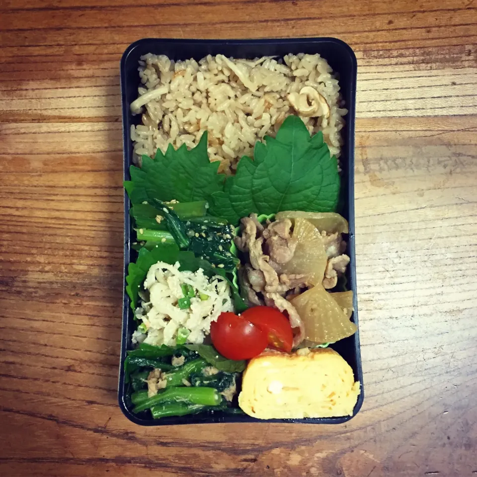 7 Nov 2017 #松茸ご飯 #お弁当記録  #お弁当  #lunch  #lunchbox|はーさん