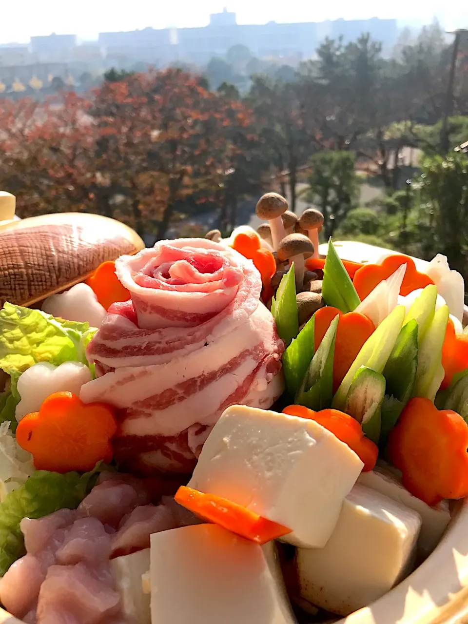 肉鍋タワー
本日立冬で立塔鍋🗼|シュトママさん