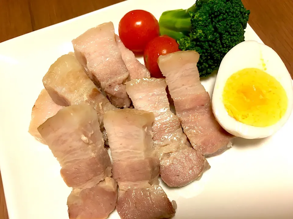 Snapdishの料理写真:ジューシーポーク#mec食 #糖質制限|千原さん