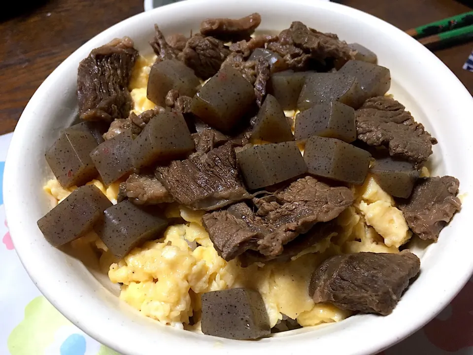 ぼっかけ玉子丼|はっちぃさん