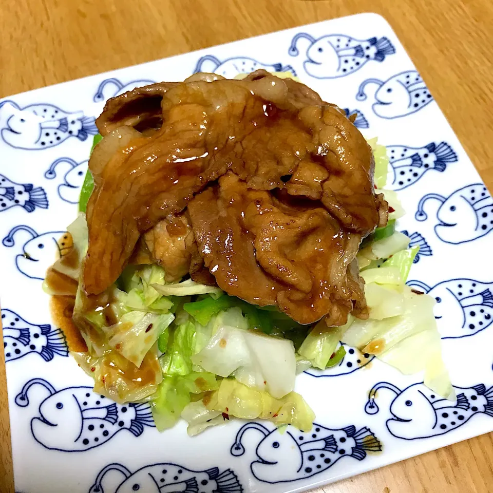 豚肉の蜂蜜梅酒焼き♫|いくさん