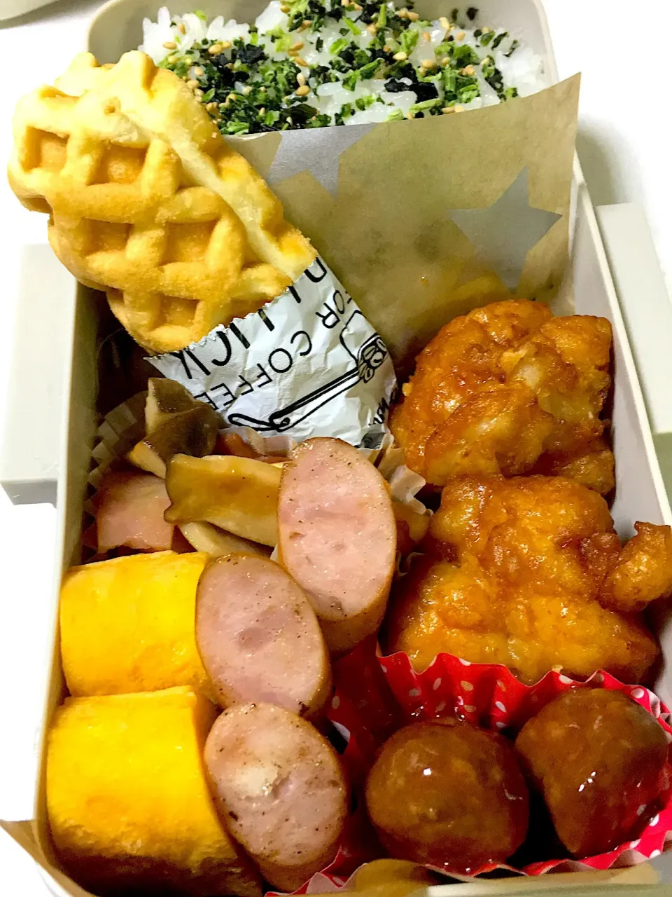 #息子  #高校生  #お弁当 #最近手抜き|yukonbuさん