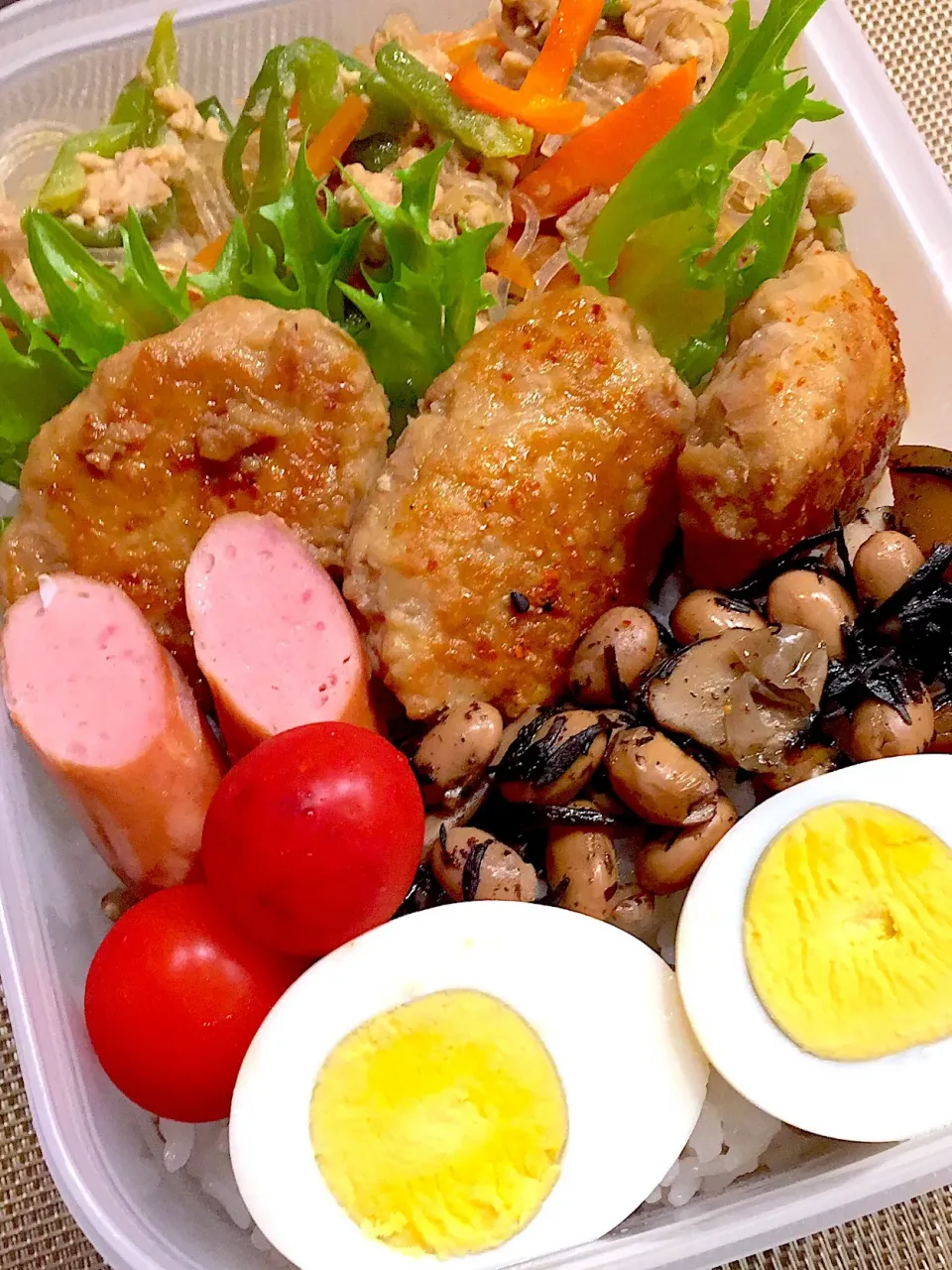 レンコン入りつくね弁当|いなおさん