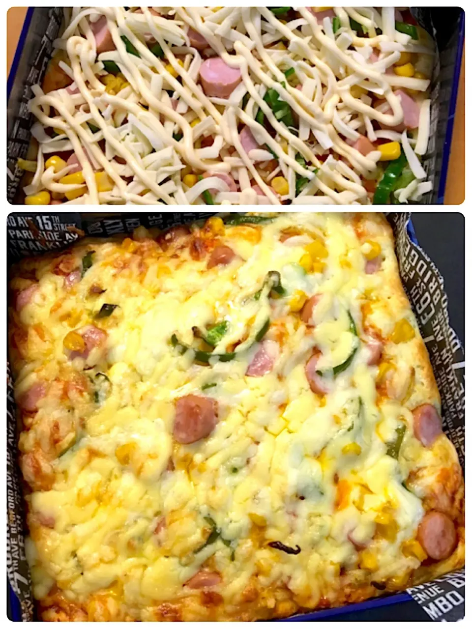 Snapdishの料理写真:さくちんさんの料理 ホットケーキミックス  惣菜マフィン💖|☆マミ☆さん