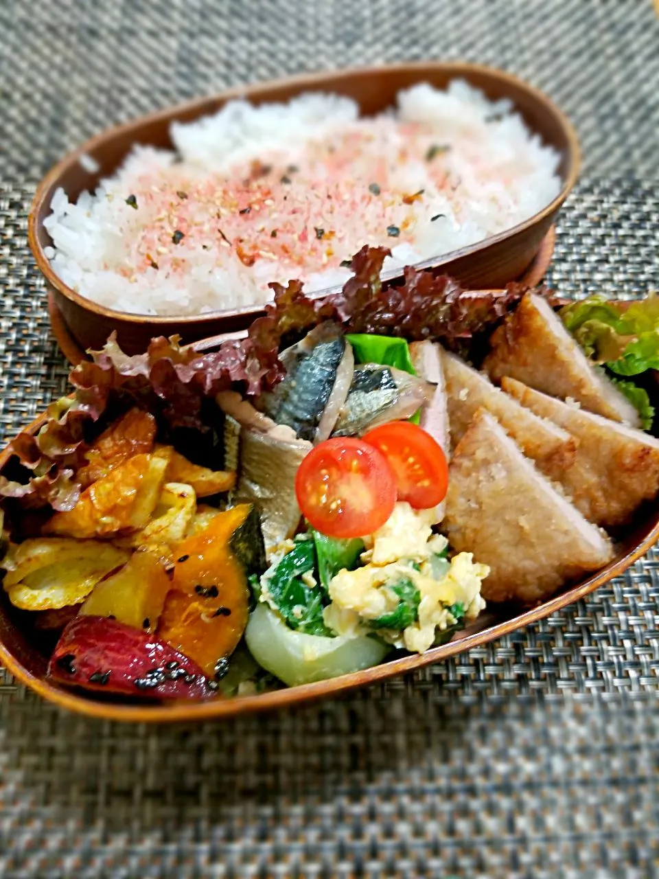 今日の息子弁当🍱豚竜田揚げ🐷🐷🐷|クッキングオヤジさん