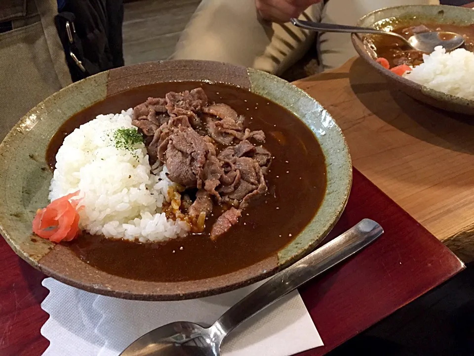 Snapdishの料理写真:1月の高山♪飛騨牛カレー♪|なちこさん