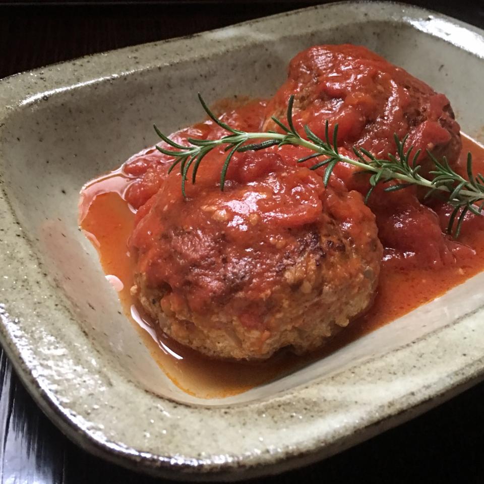 豆腐入りふわふわハンバーグ