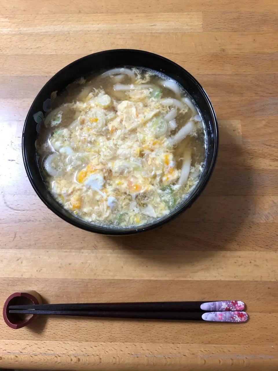 Snapdishの料理写真:かき玉うどん🎵|kiyominさん