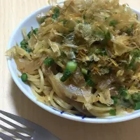 ツナと玉ねぎの和風パスタ|しほさん