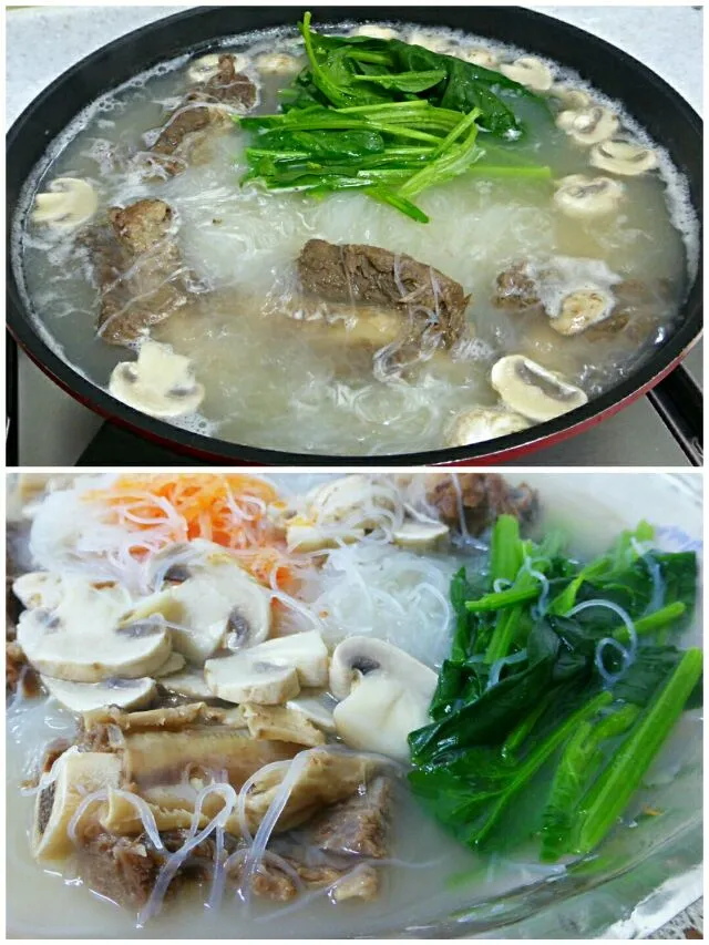 beef rib rice vermicelli soup|steven z.y.さん