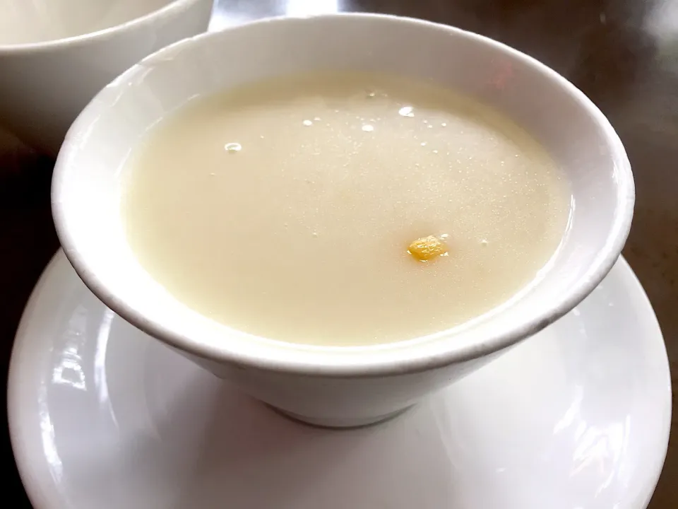 Corn & ham creamy soup|Sky Blueさん