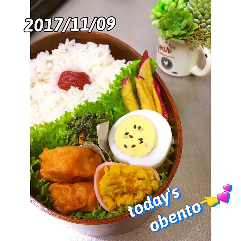 2017/11/09🍁今日のお弁当|makkkkkoさん