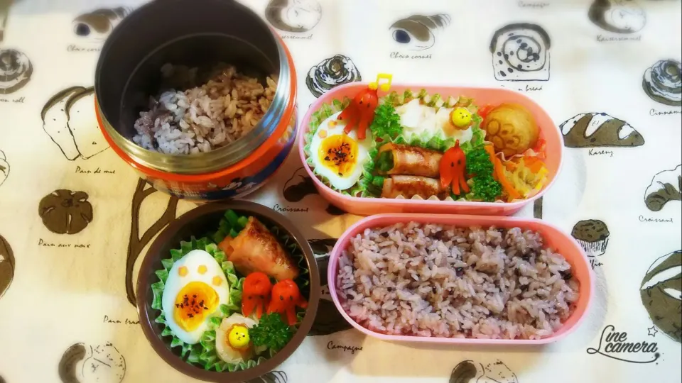 Snapdishの料理写真:JK🍱＆アタシ🍱|きみちさん