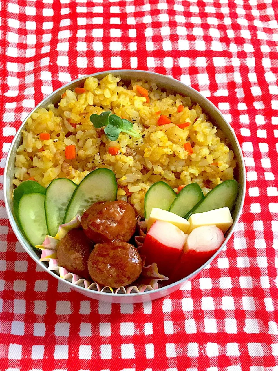 カレーチャーハン弁当|Rieさん