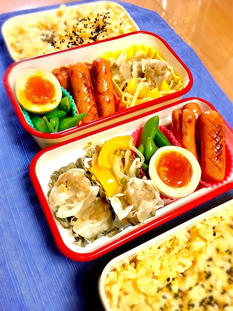 11月9日   JK2娘&奥さん向けお弁当

弁当っぽい弁当にしてみました。

焼売
パプリカともやし炒め
半熟味付け卵
インゲン胡麻和え
粗挽きソーセージ|高橋陽一さん