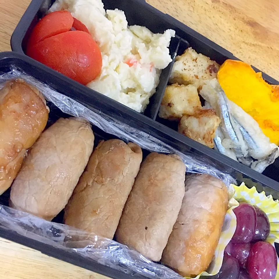 肉巻きおにぎり弁当|kaeruyさん