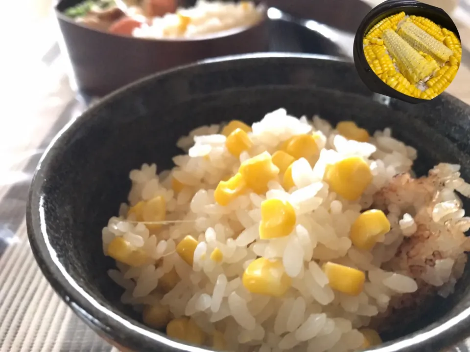 Snapdishの料理写真:chiaki3さんのとうもろこしご飯🌽  #ヤマサ醤油 使ってます。|みきおさん