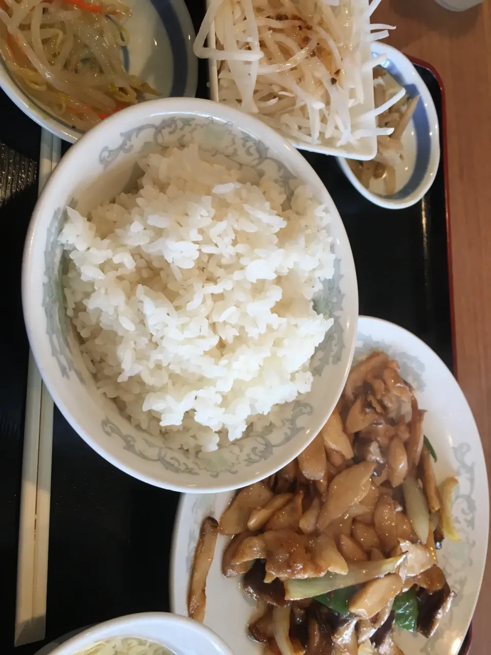 豚肉とエリンギ炒め定食|フージさん