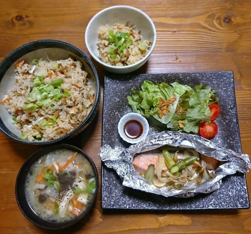 『超簡単♪✨小豆島のかきまぜごはん バターホイル焼きにはプレミアム醤油♪✨』|seri-chanさん