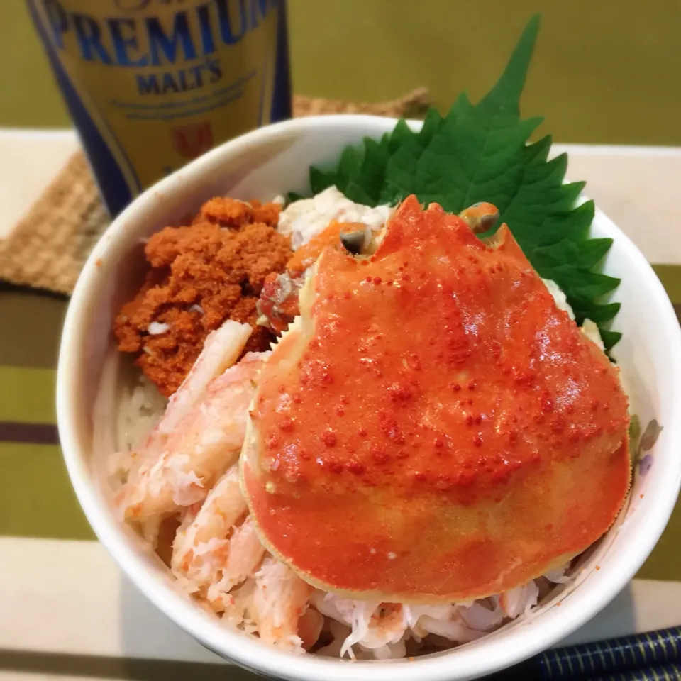 11/9 セイコガニ丼|うっちーさん