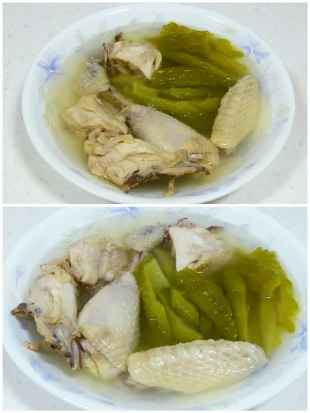 free range chicken soup with bitter gourd|steven z.y.さん