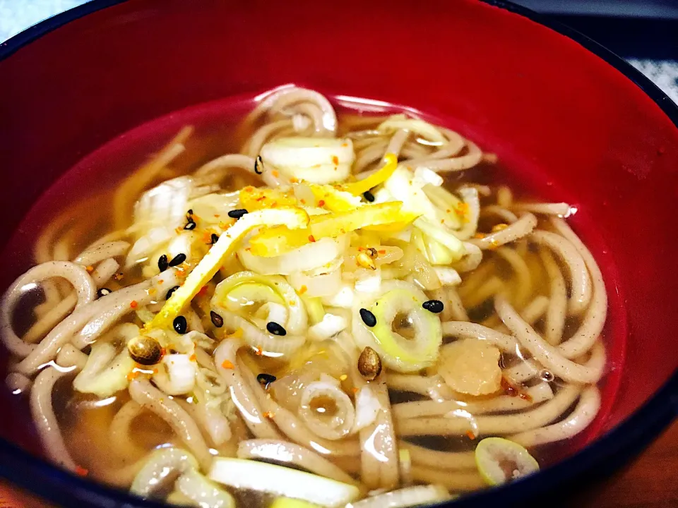 夕食のおでんの汁で朝食はお蕎麦に|マム🌹Japanese momさん