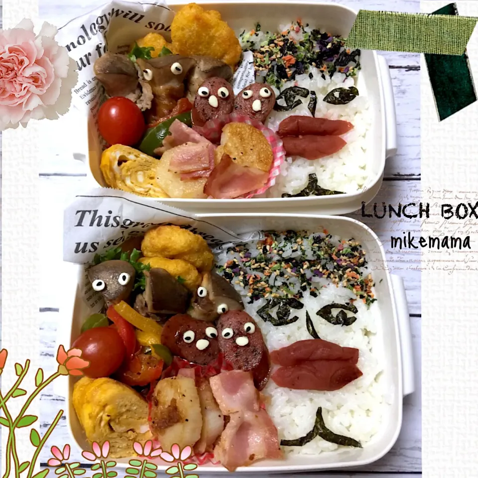 Snapdishの料理写真:息子＆旦那弁当|miyukiさん