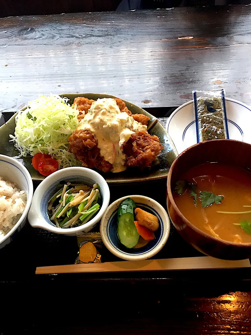 ちきん南蛮定食@魚山亭(渋谷)|yoooochanさん