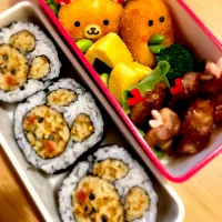 Snapdishの料理写真:遠足お弁当🍙|ふぅさん