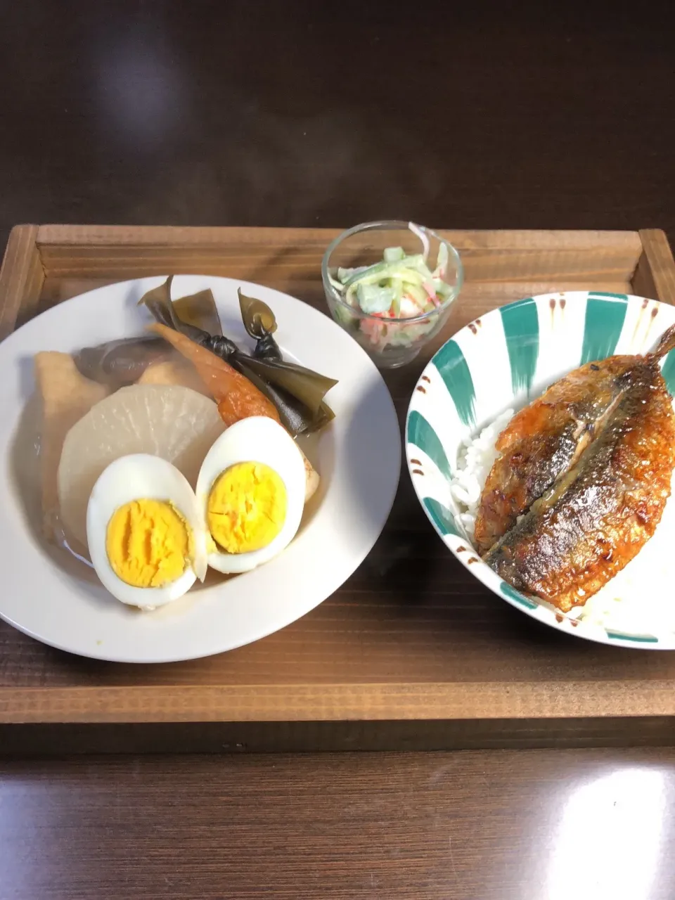 Snapdishの料理写真:#おでん#鰯の蒲焼き|shokohanさん