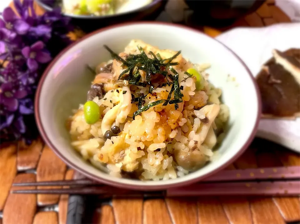 鯖缶の炊き込みご飯🍚|noeさん