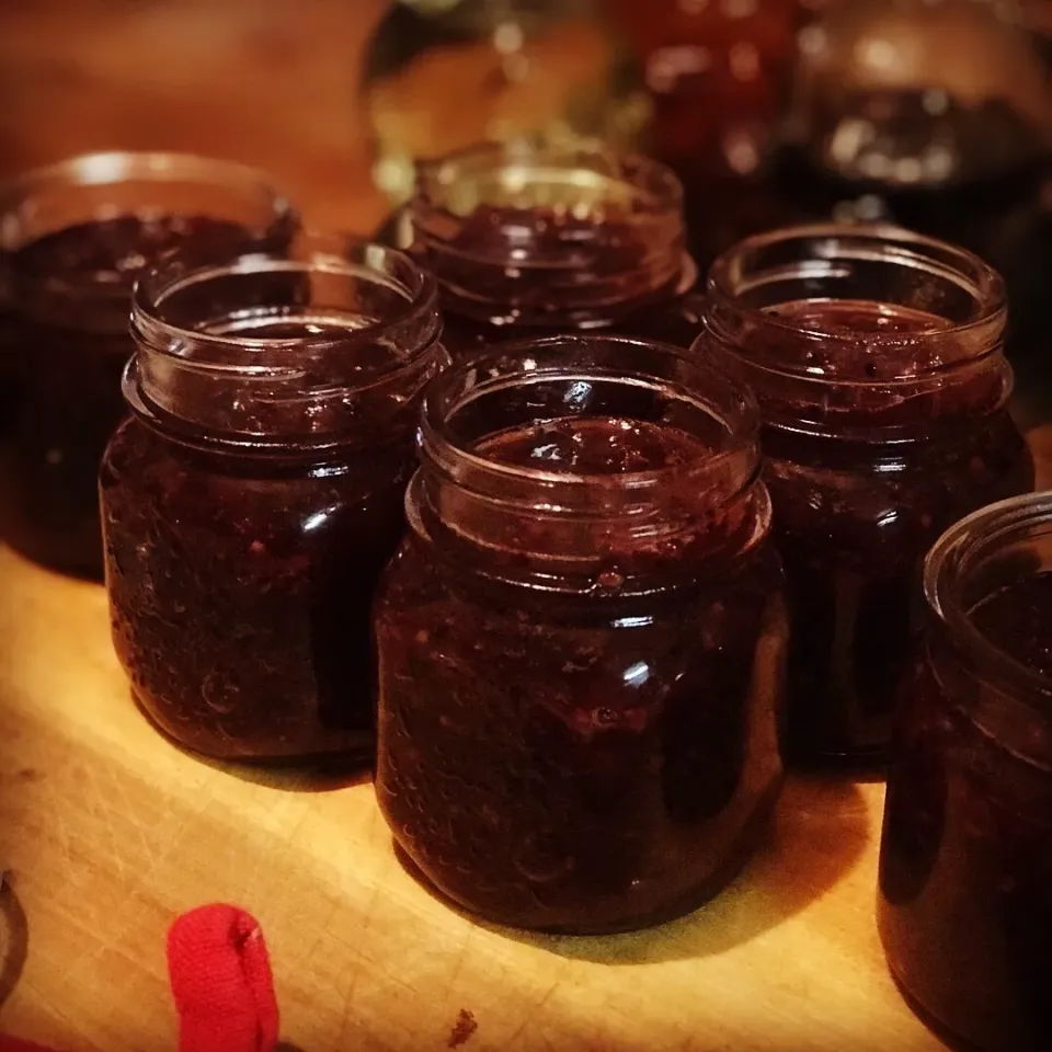 Just Finished #homemadejam  kiwi & Blackberry Jam with Maple Syrup #chefemanuel  Christmas is just around the corner|Emanuel Hayashiさん