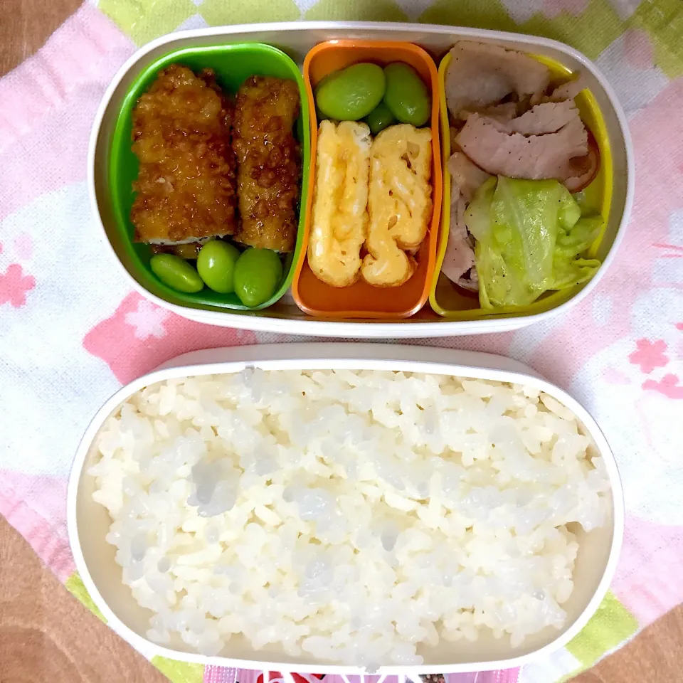 中3娘お弁当♡
 #お弁当 
 #ナッツアレルギー 
 #牛乳アレルギー|とんちゃさん