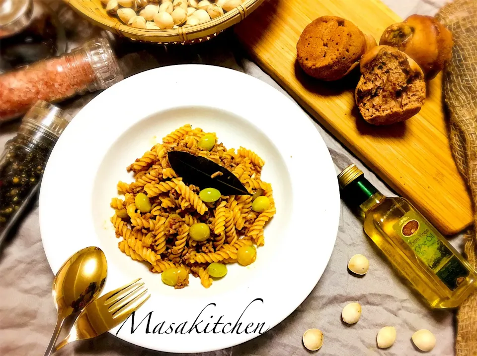 Bolognese with ginkgo& Cocoa muffins
for Saturdax brunch|Masakiさん