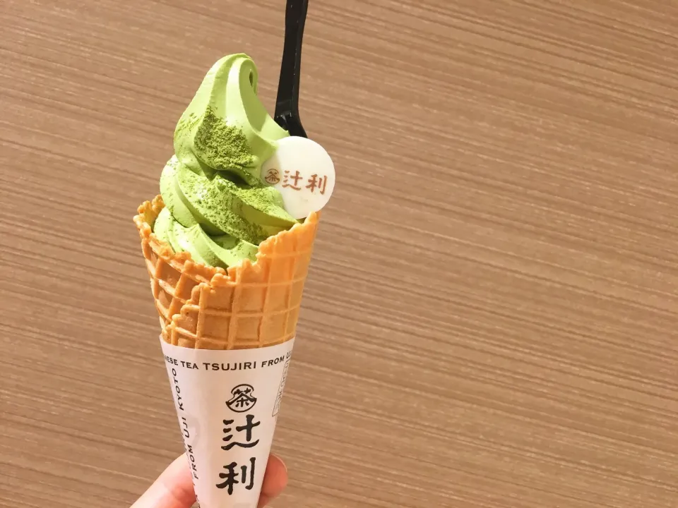 辻利の抹茶ソフト🍦💚|leeさん