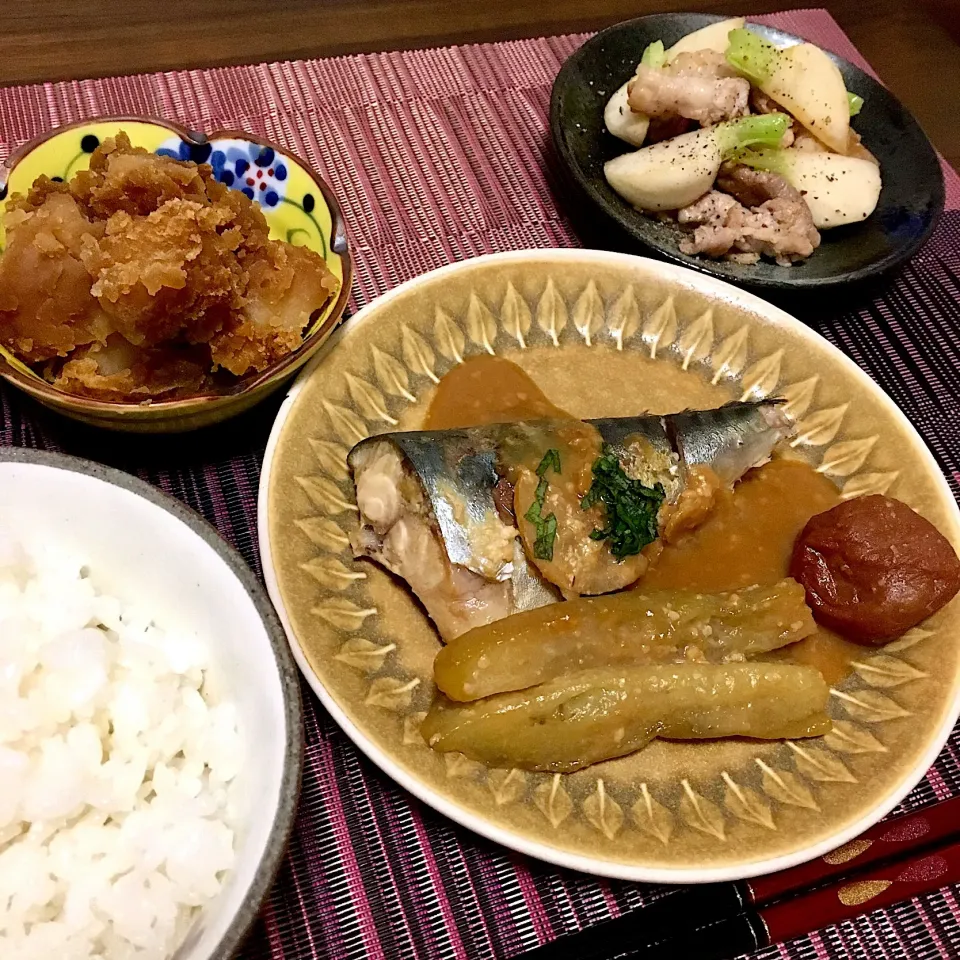 サバの梅味噌煮 笠原さんレシピ
かぶと豚肉の塩炒め|たまさん