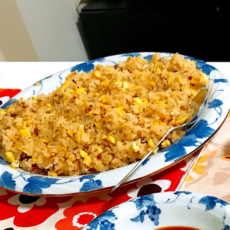 にんにくたっぷり♡ネギチャーシュー炒飯✨🍴旦那さん手作り男飯！|ゆうかさん