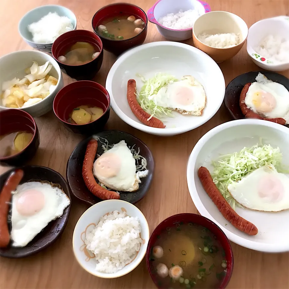 休日の朝ごはん|ちーさん