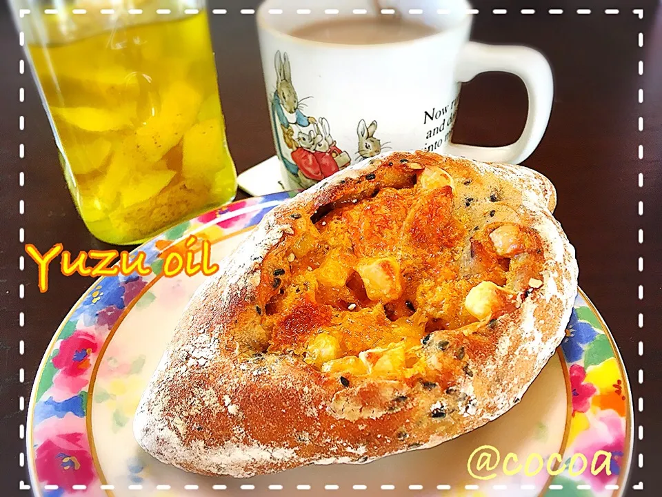 Snapdishの料理写真:cocoさんの料理 柚子オイル🍋でgood morning(*´∇｀*) #柚子|cocoaさん