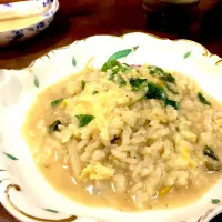 ミツカンごま豆乳鍋つゆのチーズリゾット|makinagiさん