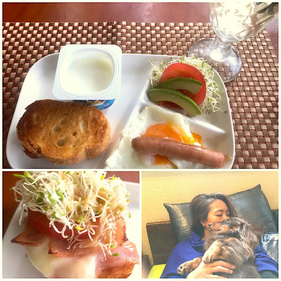 Snapdishの料理写真:Sunday Brunch🍞朝はパン パンパパァン|🌈Ami🍻さん