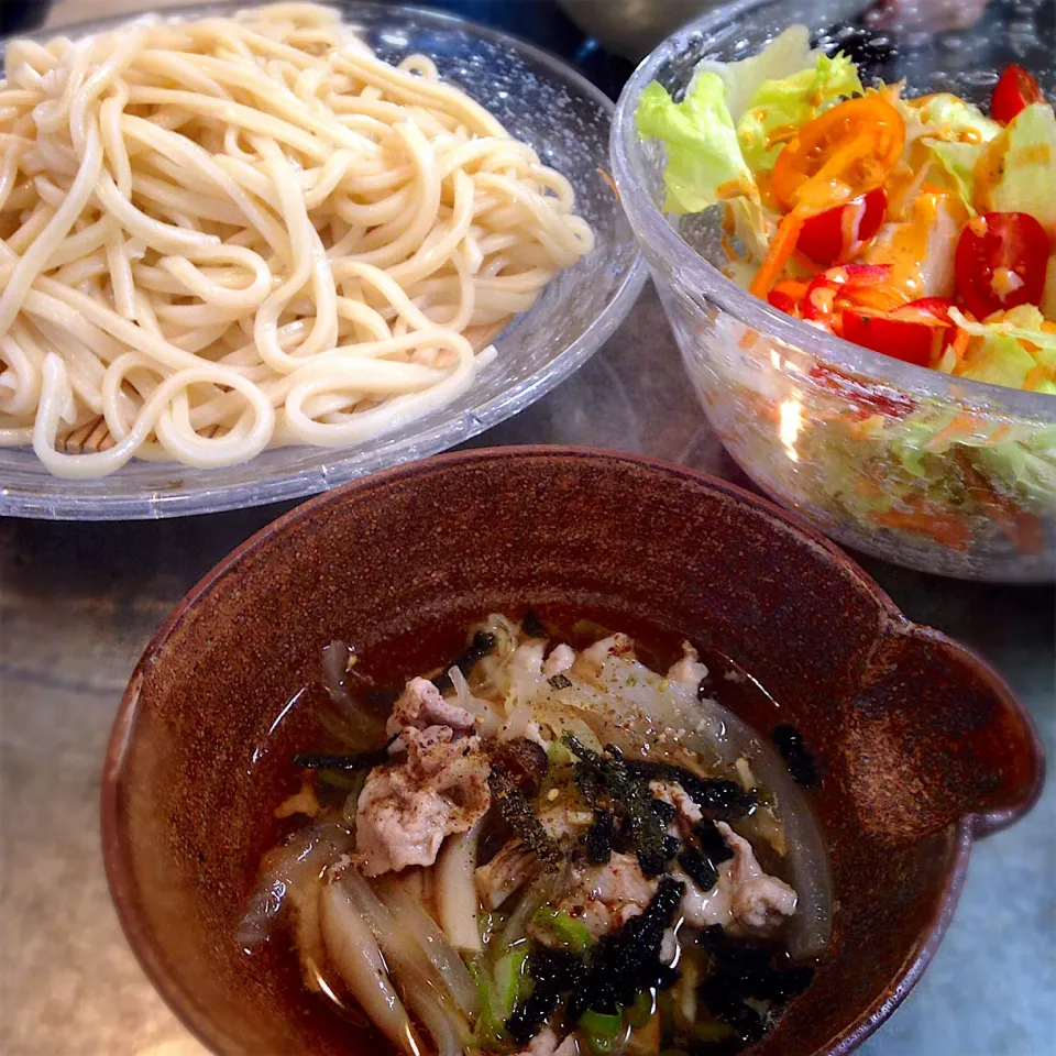 讃岐うどんでつけ麺ランチ|nao子さん