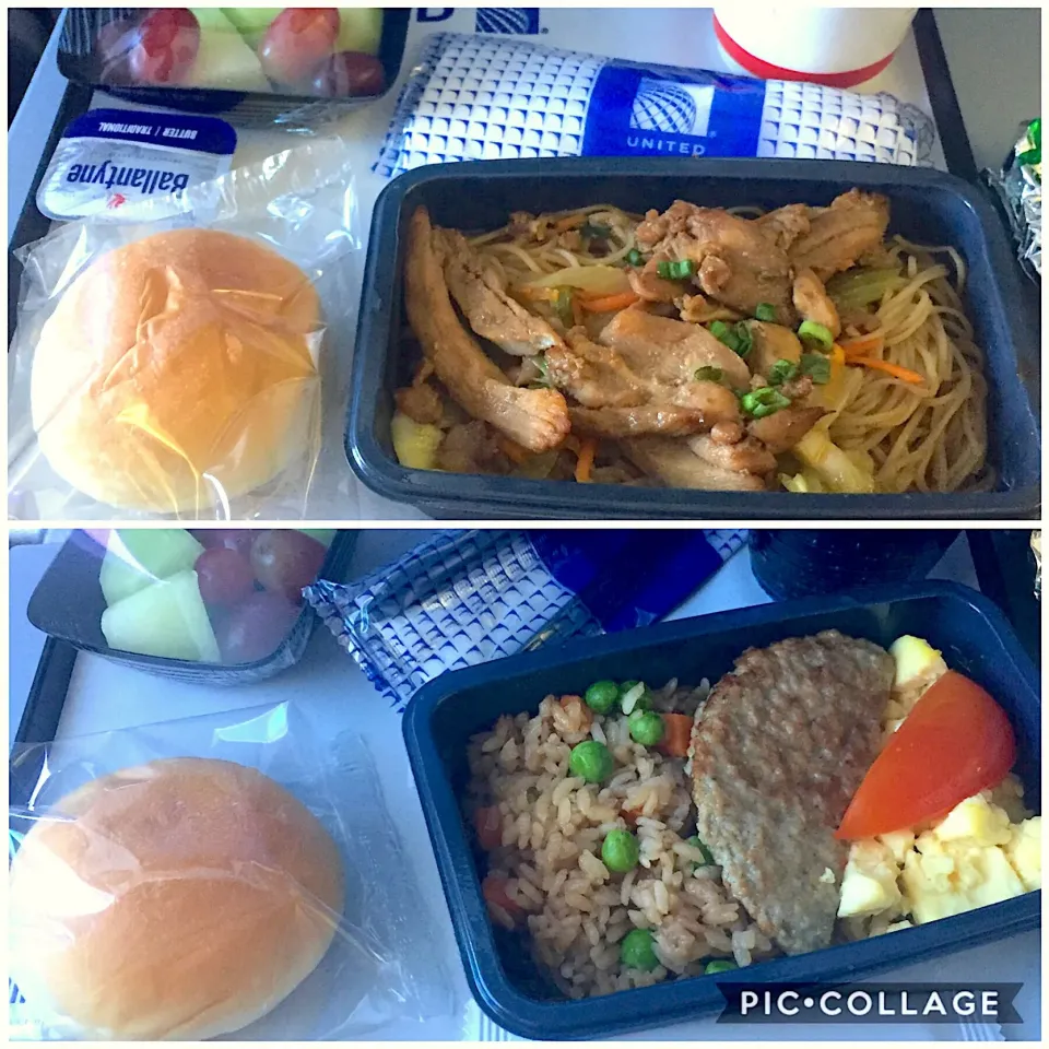 帰りの飛行機の中での朝食(^O^)／|すかラインさん