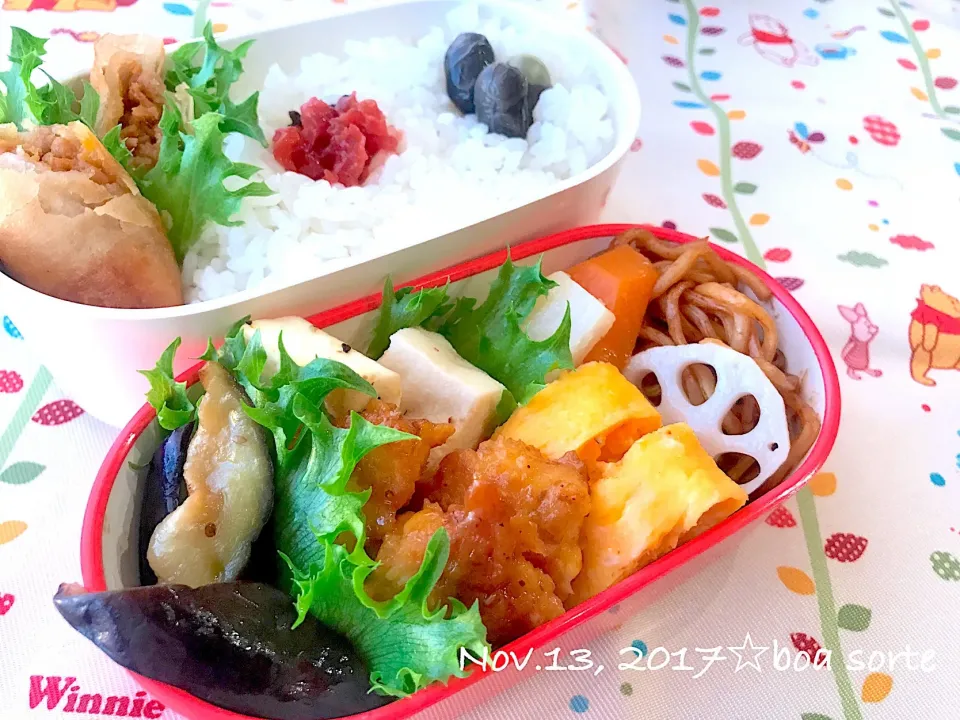 夫弁当☆リーフレタス🌿我が家のお弁当には必要w😊👍🏻|kaoriさん